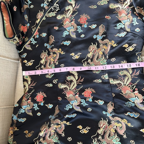 Vintage Cheongsam Midi Dress - Picture 10 of 13